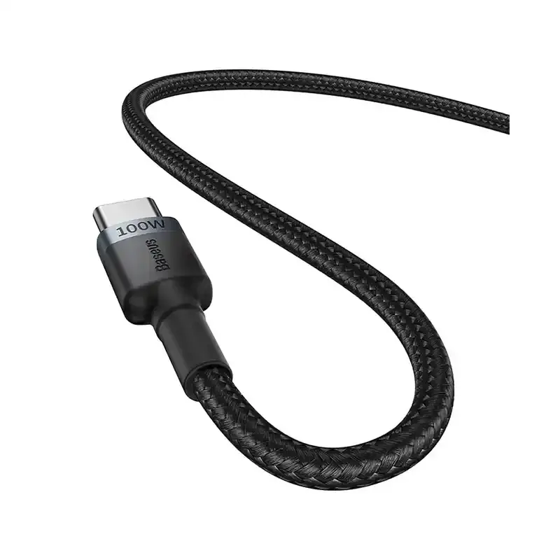 کابل شارژ Type-C to Type-C باسئوس مدل Cafule Series 100 وات (2عددی)